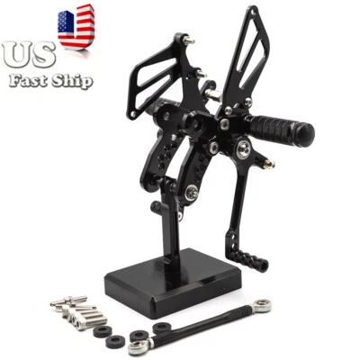 Conjuntos traseros CNC reposapiés clavijas aptas para Suzuki GP Shift GSX1300R HAYABUSA 1999-2014 2015 Foto 1 de 4