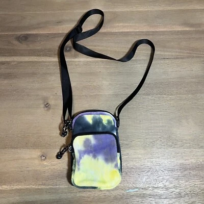 Bolso Bandolera Pequeño Forever 21 Boho Púrpura Amarillo Azul Tie Dye Nuevo sin Etiquetas Foto 1 de 4