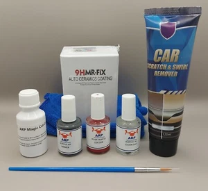 For Tesla Touch up Paint &/or Clear, Primer + 9H Ceramic Polish Kit - Picture 1 of 11