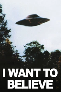 The X-Files I Want to Believe série TV impression graphique art mural - AFFICHE 20x30 - Photo 1 sur 4
