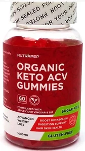 2 Nutrapep Keto ACV Gummies Extreme Weight Loss - Organic 60 Gummies Each - Picture 1 of 4