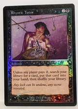 Rhystic Tutor FOIL Rare  Prophecy UNPLAYED MTG