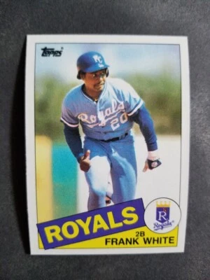 1985 Topps FRANK WHITE card # 743  [card 11] - Image 1 of 2