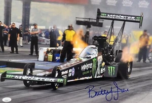 Brittany Force NHRA Driver Signed 12x18 Glossy Photo JSA Authenticated - Picture 1 of 2