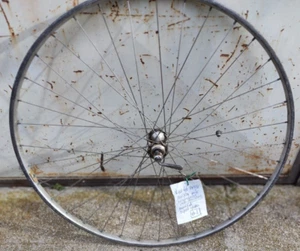 RUEDA DELANTERA RARA AMBROSIO BREV N 21726 B/86 LLANTA TUBULAR NISI CAMPAGNOLO RECORD - Imagen 1 de 22