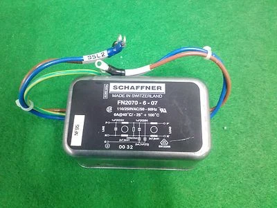 FILTRO SCHAFFNER FN2070-6-07, RENDIMIENTO MULTIETAPA, 6A, USADO Foto 1 de 4