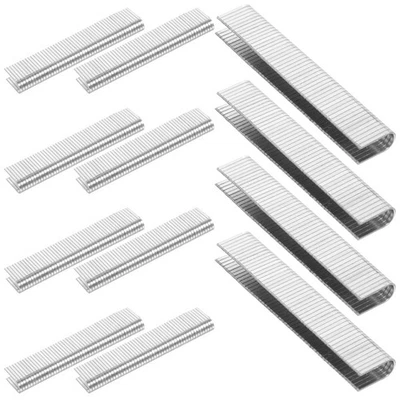  1000 Pcs Heavy Duty Crown Staples Metal for Woodworking Carbon Steel - Image 1 of 4