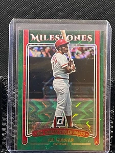 Joe Morgan 2025 Donruss Milestones Green Xplosion #6/25 - Reds - Picture 1 of 2