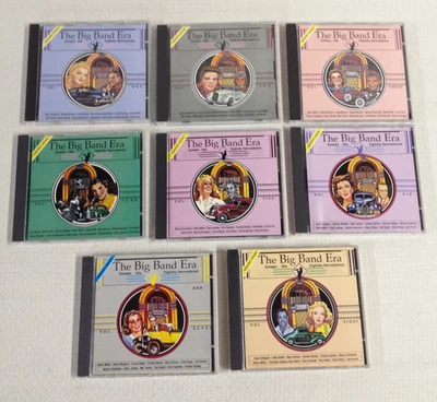 Lot of 8 CDs - The Big Band Era Series  - Jazz Swing Orchestra - Vol 1-8 Foto 1 de 2