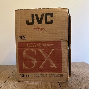 10 X JVC E-180 SX VHS Video Tapes. New Still Sealed - Picture 1 of 6