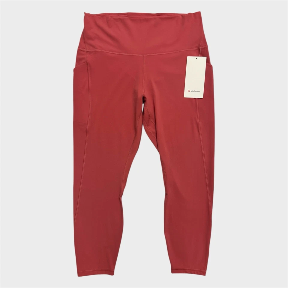 Lululemon Align High-Rise Leggings Pockets 25" Women’s Size 2 Old Rose LW5DSHS