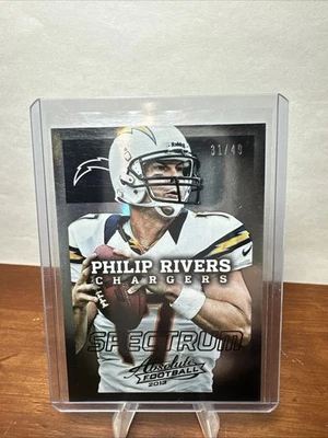 2013 Panini Absolute - Philip Rivers #79 Spectrum Black /49 - Image 1 of 2