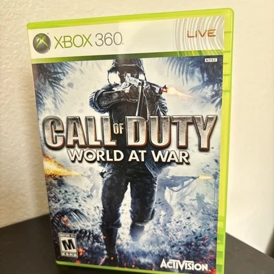 Call of Duty: World at War Xbox 360, 2008 - Complete with Manual CIB Tested - Image 1 of 4