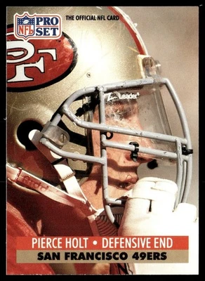 1991 Pro Set Pierce Holt San Francisco 49ers #292 - Image 1 of 2