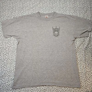 Vintage West Coast Choppers Hemd Herren Large grau Totenkopf Krone Biker narrenfest 2000er - Bild 1 von 10