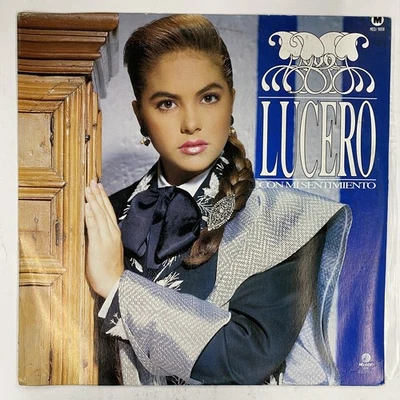 LUCERO - CON MI SENTIMIENTO - 1990 MEXICAN LP PROMO, RANCHERAS - Image 1 of 4