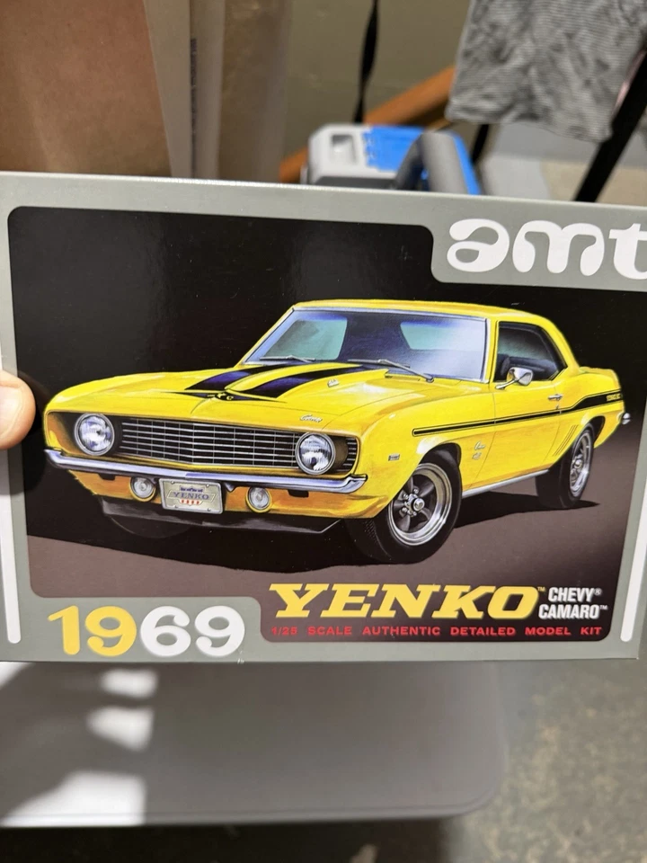 AMT 1969 Yenko Chevy Camaro 1:25 Scale Plastic Model Kit 1093  Sealed Parts - Image 1 of 4