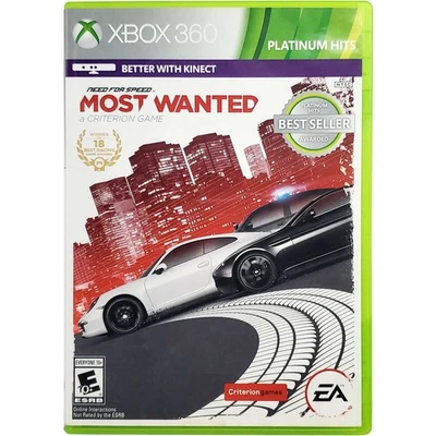 Need For Speed Most Wanted 2012 Platinum Hits - Microsoft Xbox 360 Authentic - Image 1 of 4