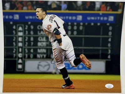 Carlos Correa Astros Signed Autographed 11x14 Photo JSA Authentic - Image 1 of 2