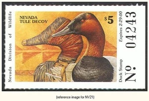 D2K Nevada Duck Stamp 1999 $5.00 Coll - Picture 1 of 1