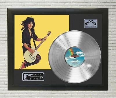 Joan Jett Framed Black wood Legends Of Music Platinum LP Record Display 2 - Image 1 of 4