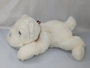Aurora White Dog Plush 12 Inch Stuffed Animal Toy - Picture 1 of 10