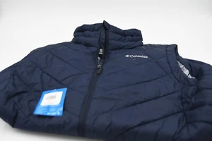 Columbia Powder Lite II isolierte Damenweste marineblau Übergröße 1X - Bild 1 von 4