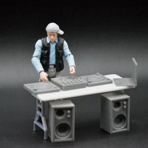 3.75" FIGURE DJ EQUIPMENT ACCESSORIES DIORAMA PROPS STAR WARS GI JOE 1:18 scale - Picture 1 of 3