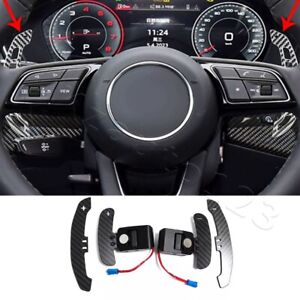 Magnetic Carbon Paddle Shifters Fit For Audi A3 A4 A5 S3 S4 S5 RS3 RS4 RS5 2017+