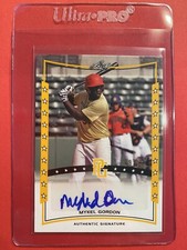 2014 Leaf Perfect Game Showcase Autographs Mykel Gordon Auto /50 Gold #A-MGI