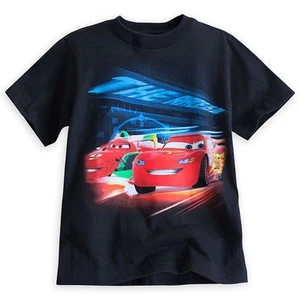 Disney Store Cars Lightning McQueen Boy Short Sleeve T Shirt Size 5/6 - Picture 1 of 1