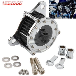 Motorcycle Air Cleaner Intake Filter For Harley Sportster XL883 XL1200 1991-2024 - Picture 1 of 7