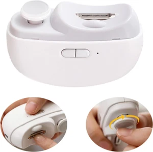 Baby Nail Clippers, 2-In-1 Baby Nail Trimmer Electric Nail File for Kids, Toddle - Picture 1 of 6
