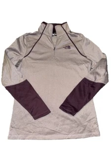 The North Face Women’s 1/4 Zip Pullover Shirt Purple Size Medium Polyester - Picture 1 of 6