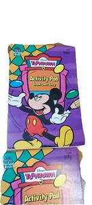 DISNEY'S TOONTOWN ACTIVITY PAD TOON TRAILS 1995 Merrigold Press Toons Over Easy - Picture 1 of 5