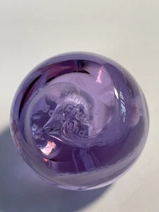 Glass Ball Paper Weight Moon Crystal By Caithness of Scotland - Picture 1 of 12