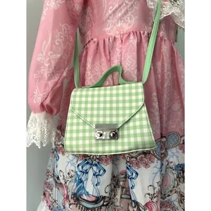 NWOT Wonder Nation Gingham Checkered Pastel Mint Green Plaid Mini Crossbody Bag - Picture 1 of 7