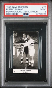 Serie 420 1957-1958 Serie Samlarserien Beromda Idrottsstjarnor 70 Ferenc Puskas PSA 2 - Imagen 1 de 2