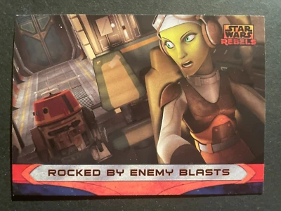Rocked By Enemy Blasts 2015 Topps Star Wars Rebels #84 Base Set - Image 1 of 2