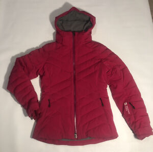 Mountain Force Ava Down Puffer Jacket, Ski Coat Fuchsia Pink Women's 34 / XS 