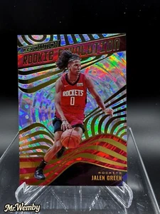 2021-22 Panini Revolution Rookie Revolution Fractal #19 Jalen Green - Picture 1 of 3