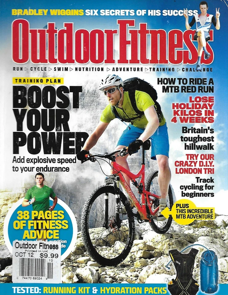 Outdoor Fitness Magazine Boost Power Fitness Weight Loss Track Cycling 2012 . - Image 1 of 4