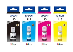 Genuine Epson 113 EcoTank ink bottle Mono ET-M16600, ET-16680, ET-M16680, LOT - Picture 1 of 13