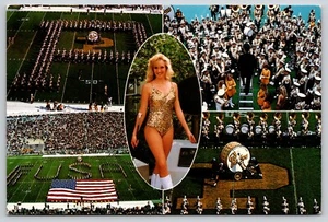 Postal banda de marcha estadio de fútbol americano de Indiana West Lafayette de la Universidad de Purdue - Imagen 1 de 2