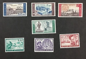 Belgium 1966  VF -XF MLH Sc#B793-B796, B797-B799,  (W41) - Picture 1 of 2