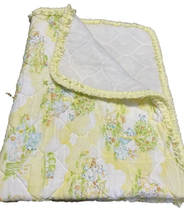 Vintage Dundee Country Sunshine Babydecke Steppdecke Made In USA 1978 - Bild 1 von 12