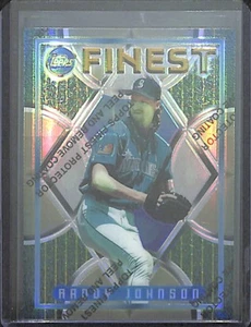 1995 Topps Finest Refractor #76 Randy Johnson - Picture 1 of 2