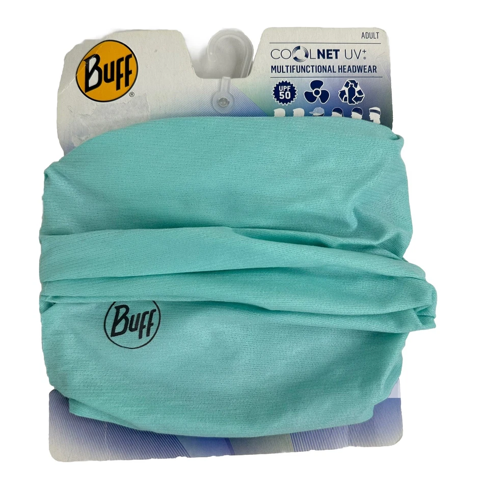 BUFF CoolNet UV Multifunctional Headwear Bandana Face Mask Teal- 119328.722