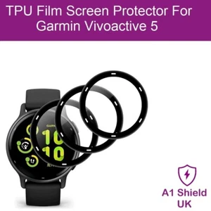 2 x For Garmin Vivoactive 5 Watch Hydrogel TPU Film Screen Protector Cover - Picture 1 of 5