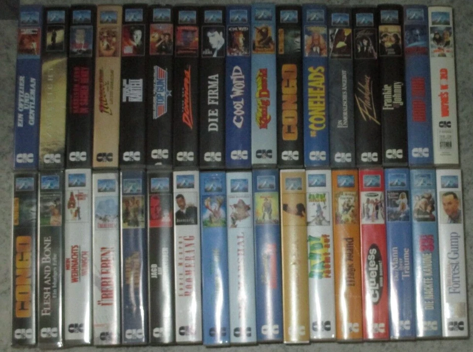 34 x VHS Paramount Sammlung - OOP/Action/Komödie/Fantasy/Thriller/Drama - Bild 1 von 1